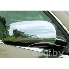 Хром накладки на зеркала (нерж.) для Audi A3 (2000-2009)